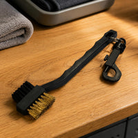Double Sided Golf Brush Comfortable Grip Sports Gear for Driving Range