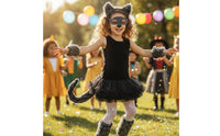 Wolf Costume Accessories Furry Wolf Costume Set Soft Animal Dress-Dressing up Kit with Tail for Kids