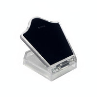 Acrylic jewelry Stand Stable Base Transparent jewelry Holder 2 Top Grooves Clear Necklace Display for Crafters, Boutique