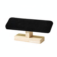 Crossbar Bracelet Display Stand Nordic   Jewelry Stand Hand Polished Wooden Base Bracelet Display for Store Counter, Dresser Top
