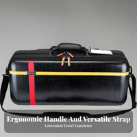 Carbon Fiber Saxoph Single Case Impact Resistant Alto Saxoph Single Case Lightweight Musical Instrument Accessory for Saxophonists, Gigs, Concerts