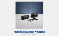 Quick Release Foam Hard Handlebar Bag for All-Terrain Bike, Waterproof, Reflective, Multiple Sizes