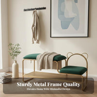 Modern Design Boucle Entryway Bench Light Luxury design Long Stool easy-clean Cover Accent Seating Multi-Functional for Children, Homeowners, Interior Designers, Living Room, Hallway, Bedroom