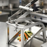 Heavy-Duty Garlic Cutter with Dual Pressing Arms Stainless Steel Garlic Guillotine Cutter Manual Kitchen Tool Lever-Style for Home Cooks, Chefs, Restaurant