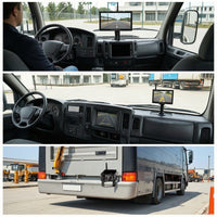 Backup Camera System with Four Cameras Plug and Play 7-Inch Backup Camera System with 4 Cameras Waterproof