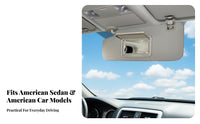 Sun Visor Mirror Exact Fit Replacement Sun Visor Cosmetic Mirror Cover Easy Installation Automotive Trim Part