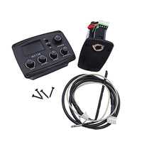 Acoustic Guitar Pickup Preamp Built-in Instrument Preamp Module Equalizer Tuner Compact Onboard Active Pickup for Luthier Hobbyists, Live Stage, Home Practice