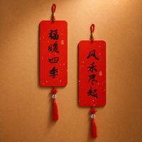 Chinese New Year Wall Decor Scrolls for Spring Festival Home Decoration