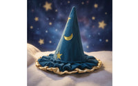 Celestial Witch Hat Ruffled Pointed Hat Costume Halloween for Witches