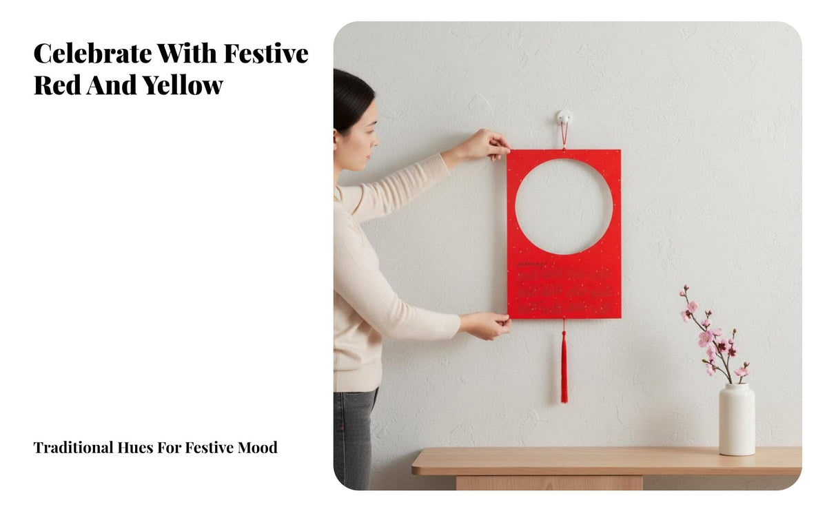 2026 Horse Year Vintage Hanging Calendar, Chinese Style Xuan Paper Blank Card, Semi-Ripe Red Art Paper