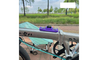 Bike Frame Rack with Straps Anti-Slip Foldable Bike Rack Adjustable Carrier for Commuting, Bikepacking
