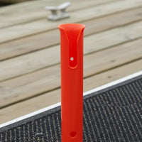 Single Tube Rod Holder Slotted Water Vessel Mount Rod Holder Includes Mounting Hardware for Anglers