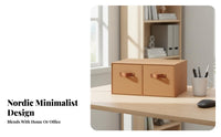 Stackable Drawer Box Minimalist design Desktop Organizer Large Capacity