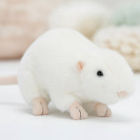 Stuffed Mouse Realistic Mouse Stuffed Plushie Fuzzy Soft Toy Cute for Children, Playroom, Nursery