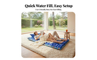 Waterproof Water-Filled Cooling Mattress No Electricity Needed Water Cooled Mattress Easy to Fill Ice Cooling Bed Pad Reusable for Students, Babies, Dorm Room, Sofa, Chair