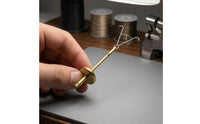 Fly-Fishing Line Gold-Toned Dubbing Silver-Colored Metal Line Winding Tool