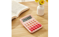 Desktop Calculator Tilted Screen Electronic Calculator Electronics Big-Button Portable for Office Workers, Classroom, Dorm Room