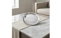 Copper Tray with Handle Decorative Tray with Handle Easy to Clean for Coffee Table, Vanity