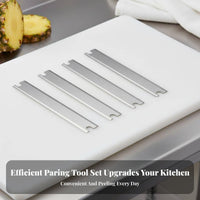 Manual Pineapple Peeling Machine Labor Saving Stainless Steel Pineapple Skin Remover Kit Fruit Processing Tool Long-Lasting