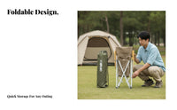 Foldable Design Highspine Camping Chair Lightweight Highspine Folding Camp Chair Padded head cushionrest Portable Seat Built-in beverage holder for Beachgoers, Sports Spectators, Fishing, outdoor meal, spineyard, Barbecues