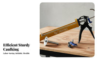 Caulking Labor-Saving Silicone Sturdy Duty Long-Lasting Construction for DIY Hobbyists, Home Repair, Window Installation