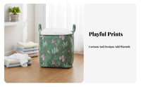 Foldable Frame Storage Box Foldable Clothes Container Stackable for Dorm Room