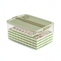 Mahjong Storage Box with Lid Perfectly Transparent Mahjong Storage Box