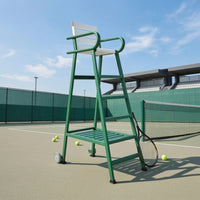 Tennis Umpire Chair with Wheels Elevated Tennis Umpire Chair Portable Sturdy for Umpires, Tournaments