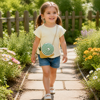 Kids' Cartoon Ladybug Shoulder Bag - Mini Coin Purse & Fashion Accessory