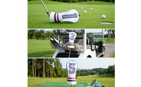 Golf Club Headcover Fit Driver Headcover Cover with Numbers Padded