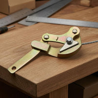 Toothed Jaw Manual Wire Clamp Tightener Pivoting Latch Wire Clamp Tightener Gold-Tone Plated Labor Saving