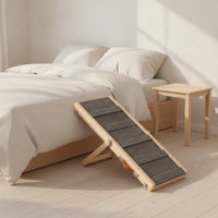 Dog Ramp with Handle Stable Adjustable Dog Ramp Sturdy for Injured Pets