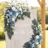 Artificial Flower Arch Decor Cascading Flower Garland with Roses Wedding Arch Flowers Flexible for Brides, Ceremony Backdrops
