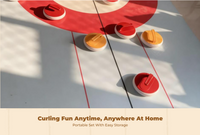 Indoor curling set for team events