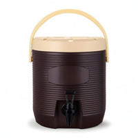 Insulated Beverage Bucket with Faucet Milk Tea Bucket Resistant Thermal Drink Dispenser for Cafes, Picnics
