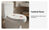 Thickened Design Resin Toilet Seat Easy to Clean Universal Toilet Lid Waterproof Bathroom Fixture Long-Lasting Hinge for Homeowners, Families, DIY Enthusiasts, Home, Restroom, Powder Room