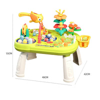 Multifunctional Toddler Activity Table Multi-Purpose Educational Table with Hammer Interactive Toy Detachable for Toddlers, Preschoolers, Playroom, Classroom