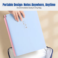 Reusable Whiteboard Notebook, Letter Size, Student Math Study, Double-Sided, Quick Clean, Portable