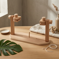 Wooden Embroidery Stand Tabletop Adjustable Embroidery Stand Needlework Tool