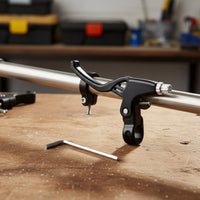 2 Pieces Adjustable Reach Universal Bike Brake Lever Ergonomic Design Handlebar Control for Children