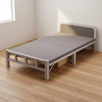 Folding Bed Foldable Single Folding Cot Space Saving Fold up Bed with Mattress for Adults, Guests, Dorm Room, Bedroom, Office