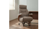 Executives Office Chair Padded Reclining Office Chair Caster Wheels