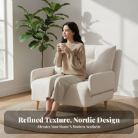 Foldable Single Folding Armchair Bed Space-Saving Folding Single Lounger Multi-Functional transformable Seating Multifunctional Design for Apartment Dwellers, Students, Office Workers, Living Room, Small Spaces, Balcony, Bedroom