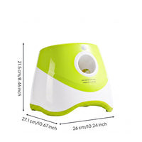 Indoor Outdoor USB Rechargeable Tennis Ball Launcher Compact USB Rechargeable Ball Thrower Front Loading Interactive Fetch Launcher
