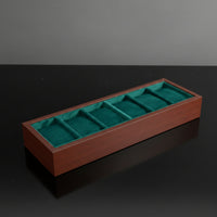6-Slot Watch Display Tray Cloth-linedLined Watch Tray Scratch-Resistant Soft for Men, Dresser