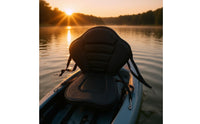 High Back Kayak Seat Textured Universal Kayak Seat Cushion Metal Hooks Water Sports Gear for Kayaking