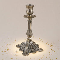 Ornate Metal Candlestick Holder Stable Vintage Metal Candle Holder 4Footed Candle Stand