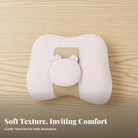 2 Pieces Car Headrest and Support Set Breathable Textile Car Headrest and Back Pillow Set Skin-Friendly Vehicle Neck Support Pillow for Driving