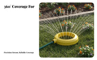 360 Degree Sprinkler Head Automatic Wate Circular 360 Degree Circular Sprinkler Even Coverage Irrigation Equipment for Gardeners, Homeowners, Outdoor