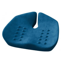 Hollow Central Coccyx Cutout Cushion Removable Cover Memory Foam Seat Cushion Washable Chair Pad Breathable for Office Seating, Long Sitting